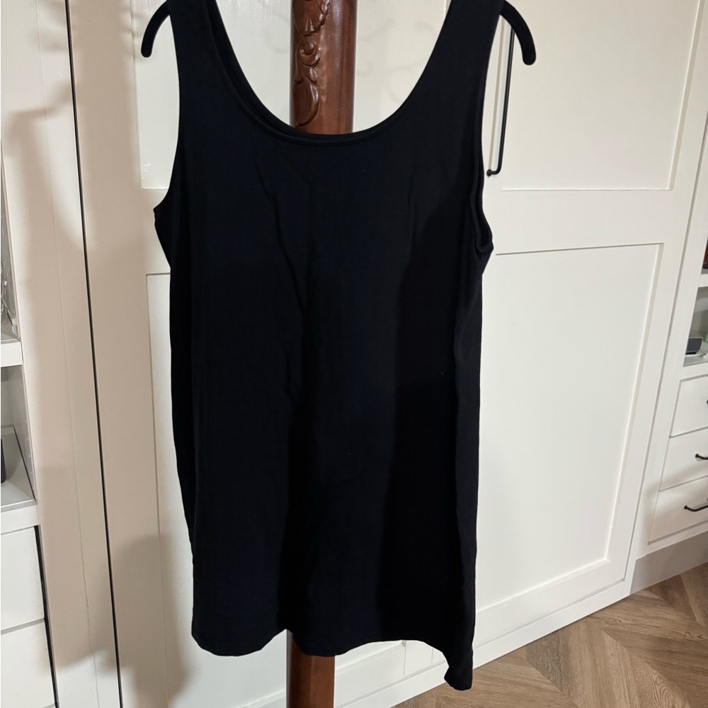 Soma Black Sleeveless Tank Top